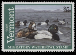 Scan of 2002 Vermont Duck Stamp