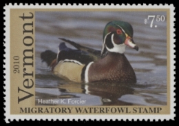 Scan of 2010 Vermont Duck Stamp