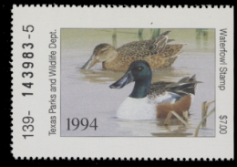 Scan of 1994 Texas Duck Stamp