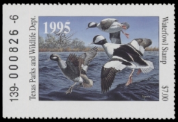 Scan of 1995 Texas Duck Stamp