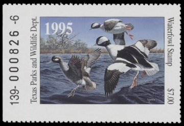 Scan of 1995 Texas Duck Stamp