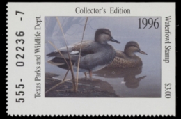 Scan of 1996 Texas Duck Stamp