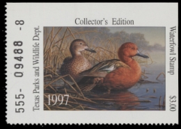 Scan of 1997 Texas Duck Stamp