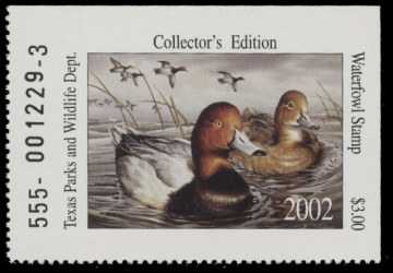 Scan of 2002 Texas Duck Stamp