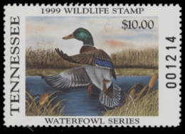 Scan of 1999 Tennessee Duck Stamp