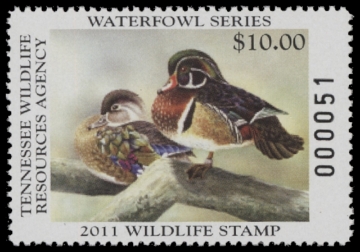 Scan of 2011 Tennessee Duck Stamp