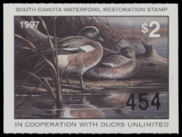 Scan of 1997 South Dakota Duck Stamp