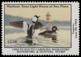 Scan of 1992 South Carolina Duck Stamp