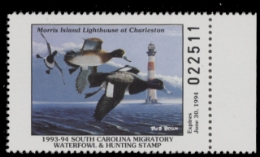 Scan of 1993 South Carolina Duck Stamp