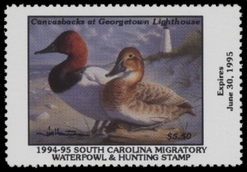 Scan of 1994 South Carolina Duck Stamp