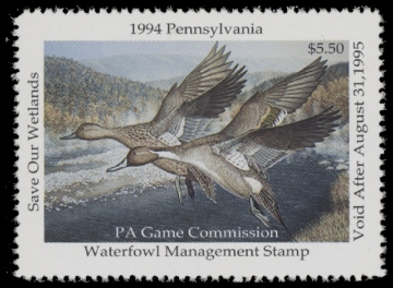 Scan of 1994 Pennsylvania Duck Stamp