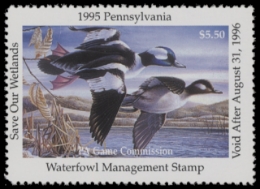 Scan of 1995 Pennsylvania Duck Stamp