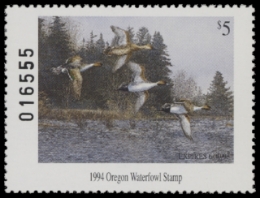 Scan of 1994 Oregon Duck Stamp