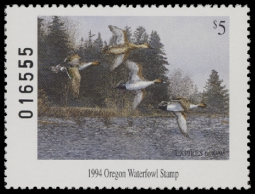 Scan of 1994 Oregon Duck Stamp