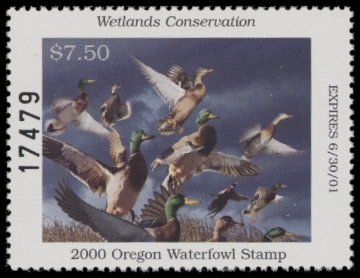 Scan of 2000 Oregon Duck Stamp