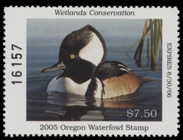 Scan of 2005 Oregon Duck Stamp