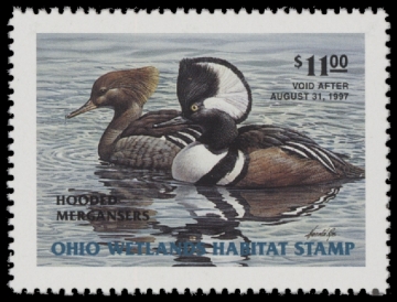 Scan of 1996 Ohio Duck Stamp