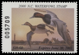 Scan of 2000 North Carolina Duck Stamp