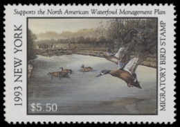 Scan of 1993 New York Duck Stamp