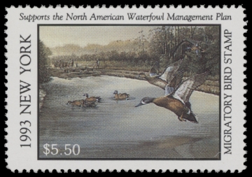 Scan of 1993 New York Duck Stamp