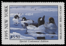 Scan of 1995 New York Duck Stamp