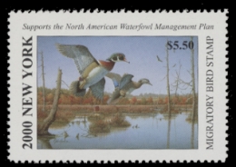 Scan of 2000 New York Duck Stamp