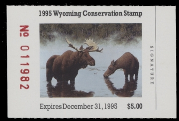 Scan of 1995 Wyoming Duck Stamp