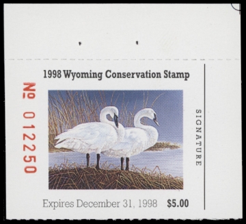 Scan of 1998 Wyoming Duck Stamp