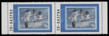 Scan of 1991 Montana Duck Stamp