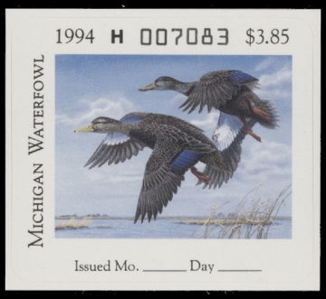 Scan of 1994 Michigan Duck Stamp