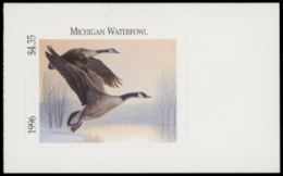 Scan of 1996 Michigan Duck Stamp