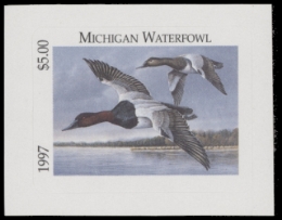 Scan of 1997 Michigan Duck Stamp