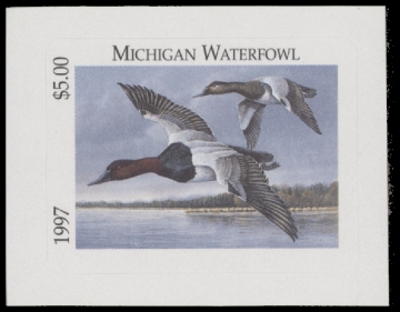 Scan of 1997 Michigan Duck Stamp