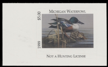 Scan of 1999 Michigan Duck Stamp