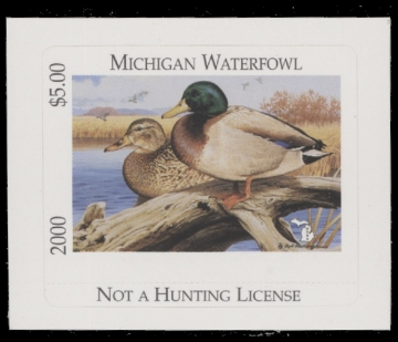 Scan of 2000 Michigan Duck Stamp