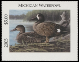 Scan of 2005 Michigan Duck Stamp