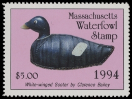 Scan of 1994 Massachusetts Duck Stamp