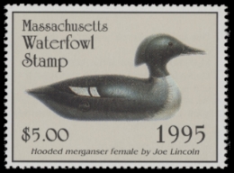 Scan of 1995 Massachusetts Duck Stamp