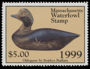 Scan of 1999 Massachusetts Duck Stamp