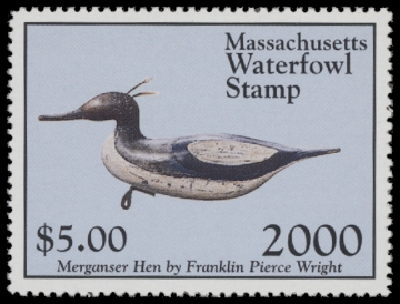 Scan of 2000 Massachusetts Duck Stamp