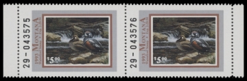 Scan of 1993 Montana Duck Stamp