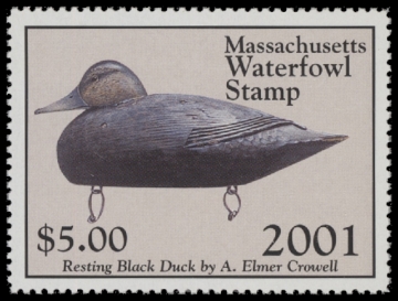 Scan of 2001 Massachusetts Duck Stamp