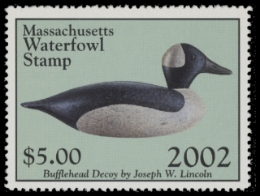 Scan of 2002 Massachusetts Duck Stamp