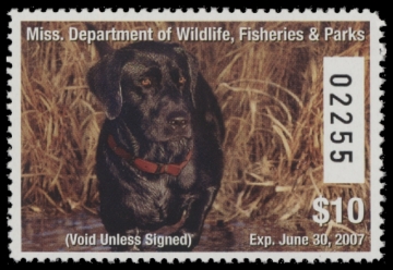 Scan of 2006 Mississippi Duck Stamp