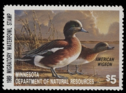 Scan of 1989 Minnesota Duck Stamp