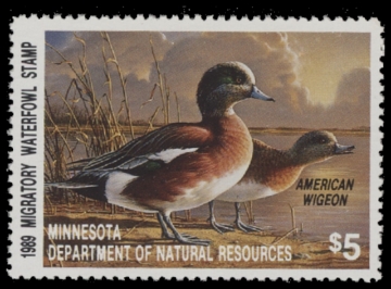 Scan of 1989 Minnesota Duck Stamp