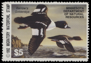 Scan of 1992 Minnesota Duck Stamp