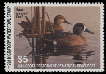 Scan of 1993 Minnesota Duck Stamp