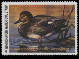 Scan of 1995 Minnesota Duck Stamp