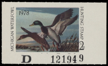 Scan of 1978 Michigan Duck Stamp